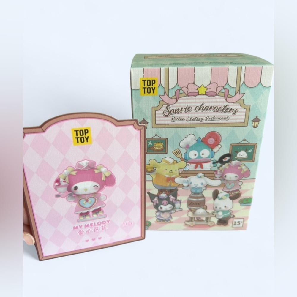 Sanrio Top Toy My Melody Roller Skating Restaurant Blind Box (Opened to Verify)